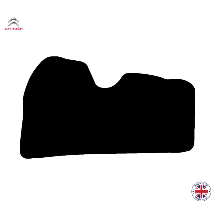 thumbnail image 2 of Tailored Black Rubber Floor Mats For Citroen Relay Van – Front – 2020+ – ATWL 2 of 3
